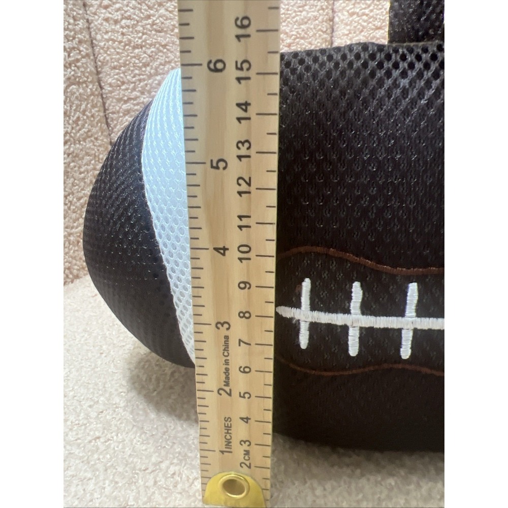 Dan Dee Football Halloween Easter Treat Bucket Basket Purse Tote Tag Removed - Picture 9 of 9